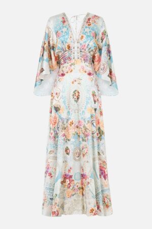 Camilla Australian Resort Style Floral Print Maxi Dress for Women - Perfect Vacation Outfit