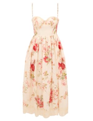 ZIMMERMANN INSPIRED DRESS IN 100% LINEN