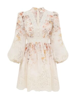 ZIMMERMANN INSPIRED DRESS IN 55% LINEN 45% SILK