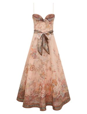 ZIMMERMANN INSPIRED DRESS IN 53% LINEN 47% SILK