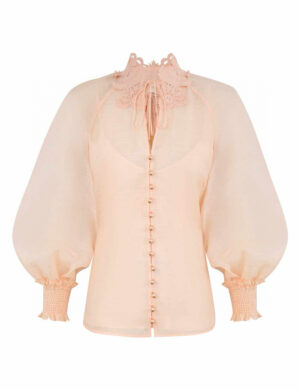 ZIMMERMANN INSPIRED DRESS IN 52% LINEN 48% SILK