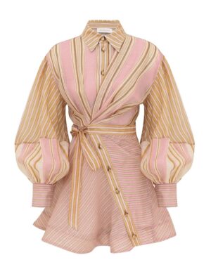 ZIMMERMANN INSPIRED DRESS IN 55% LINEN 45% SILK