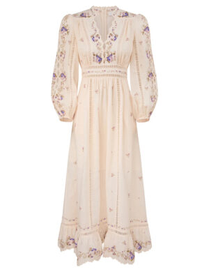 ZIMMERMANN INSPIRED DRESS IN 100% LINEN