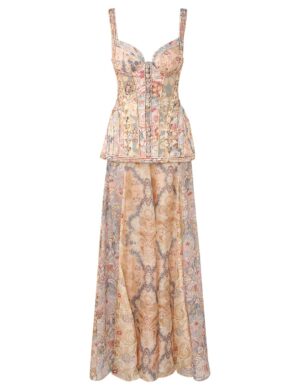 ZIMMERMANN INSPIRED DRESS IN 55% LINEN 45% SILK