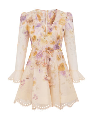 ZIMMERMANN INSPIRED DRESS IN 53% LINEN 47% SILK
