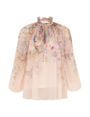 ZIMMERMANN INSPIRED CLOTH SET IN SHIRT IN 100% VISCOSE SHORT IN 100% LINEN