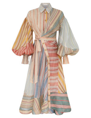ZIMMERMANN INSPIRED DRESS IN 55% LINEN 45% SILK