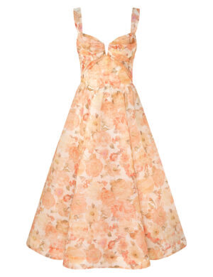 ZIMMERMANN INSPIRED DRESS IN 55% LINEN 45% SILK