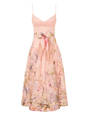 ZIMMERMANN INSPIRED DRESS IN 55% LINEN 45% SILK