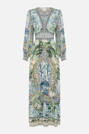 CAMILLA INSPIRED DRESS IN 100% SILK