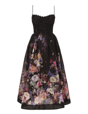 ZIMMERMANN INSPIRED DRESS IN 55% LINEN 45% SILK