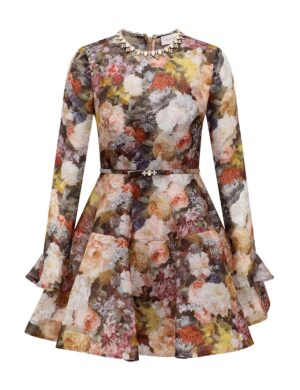 ZIMMERMANN INSPIRED DRESS IN 55% LINEN 45% SILK