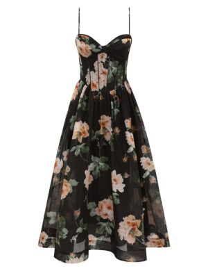 ZIMMERMANN INSPIRED DRESS IN 55% LINEN 45% SILK