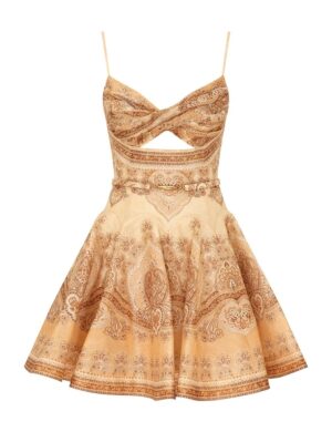 ZIMMERMANN INSPIRED DRESS IN 55% LINEN 45% SILK