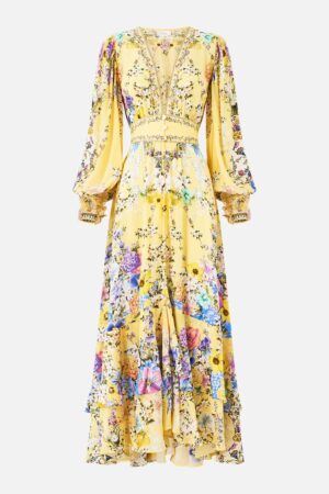 CAMILLA INSPIRED DRESS IN 100% SILK