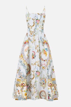 CAMILLA INSPIRED DRESS IN 82% LINEN 18% SILK