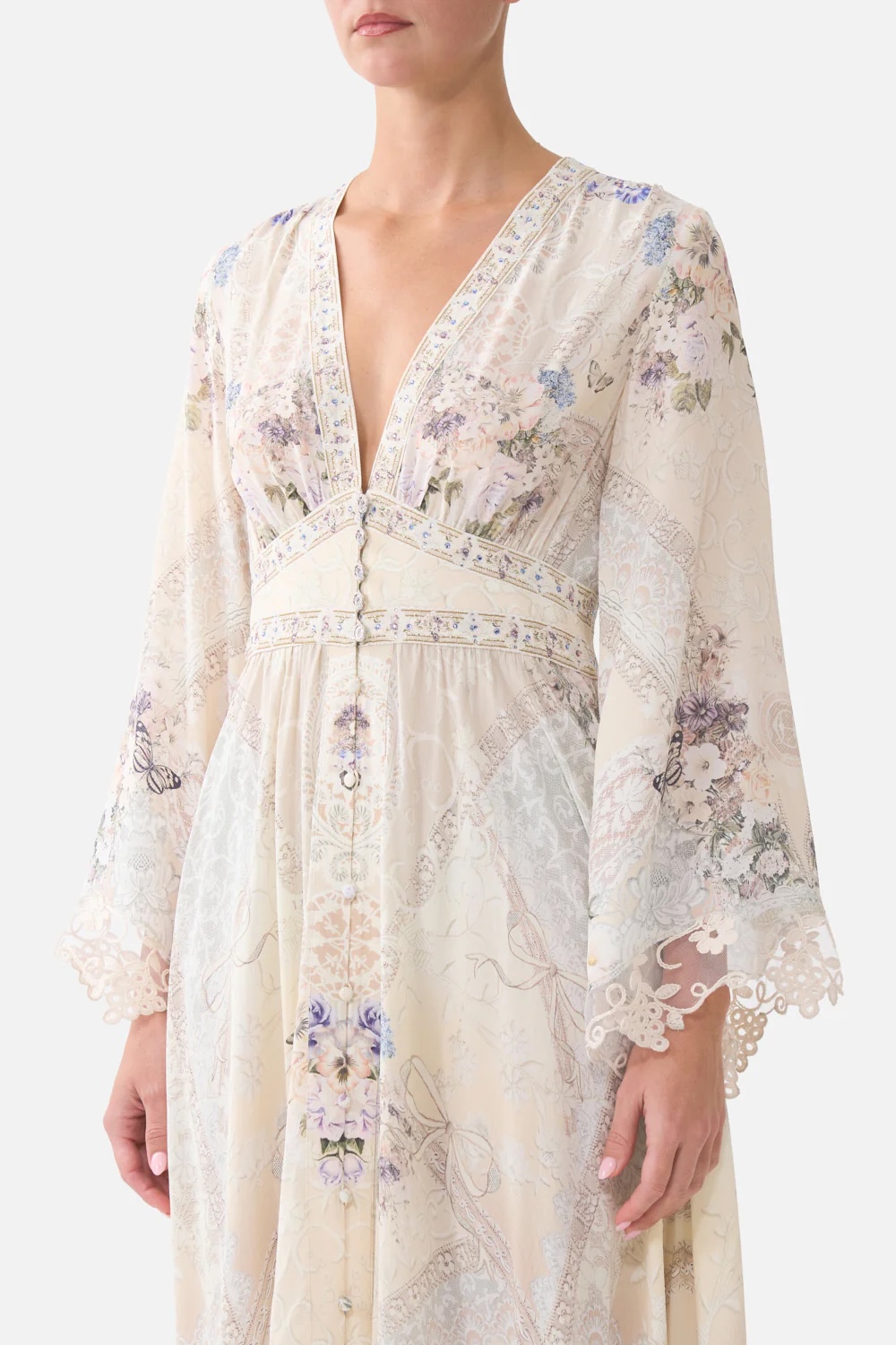 CAMILLA INSPIRED DRESS IN 100% SILK - Image 5